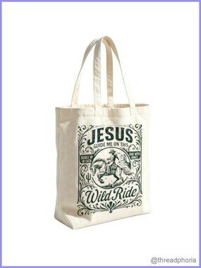 Canvas Tote Bag for Women with Zipper Pocket, Reusable Shopping & Beach Bag